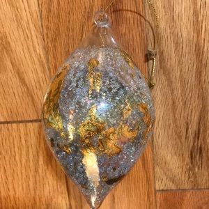Anthropologie Glass Ornament NWOT